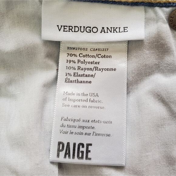 Paige Verdugo Skinny Jeans 25 / 0 - Picture 5 of 10